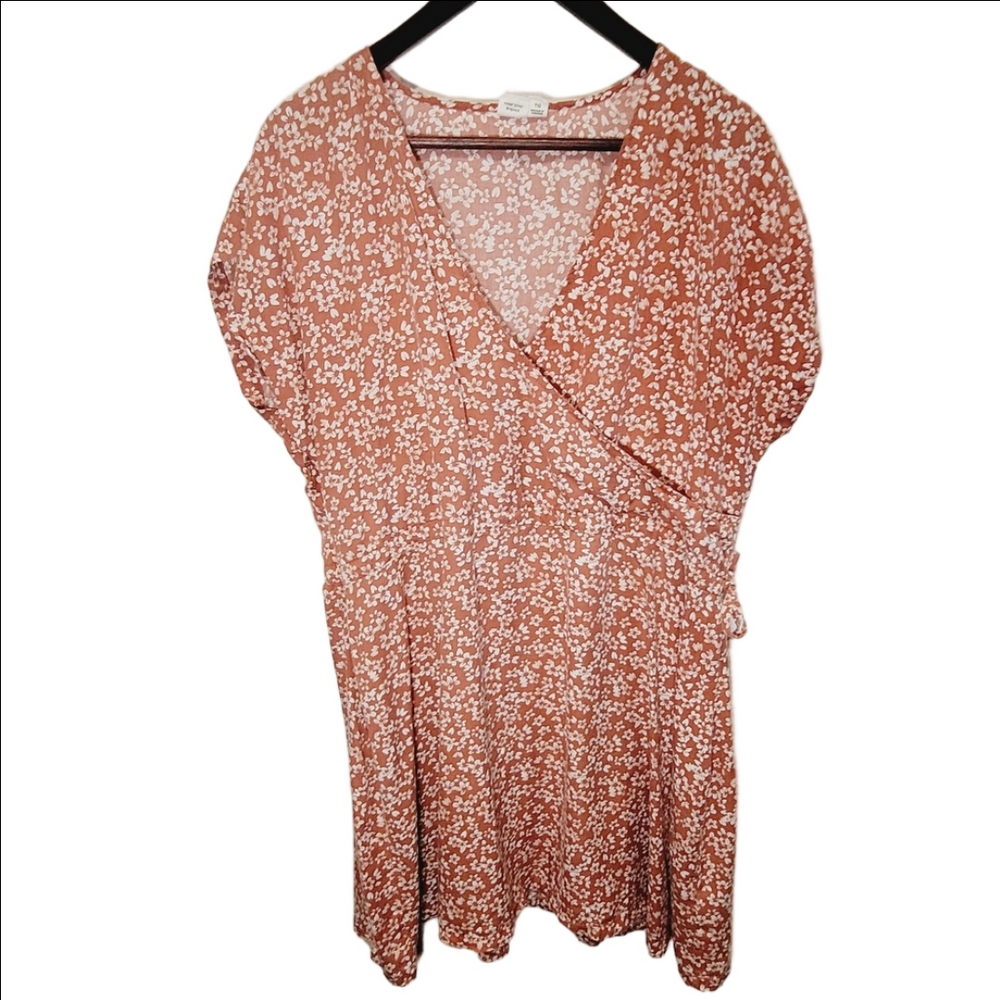 Tentree Floral Wrap Dress